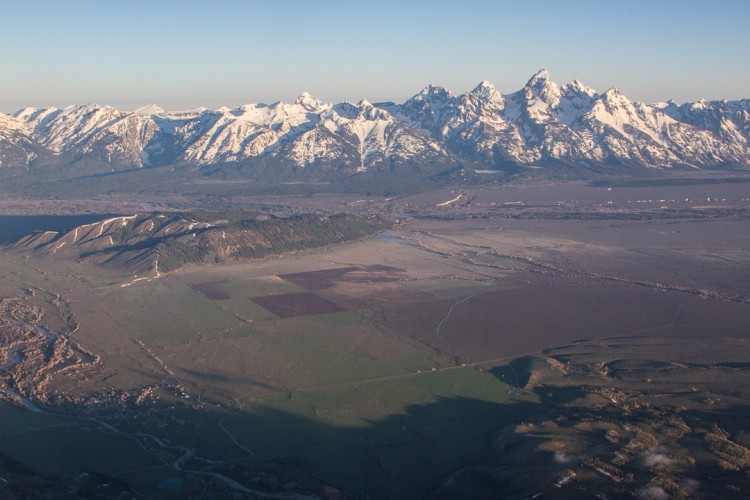 Jackson Hole Valley and Grand Teton National Park.