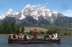 Rafting Tetons