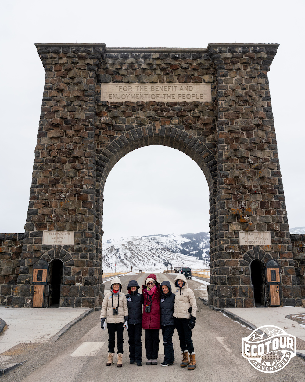 Roosevelt Arch in Yellowstone