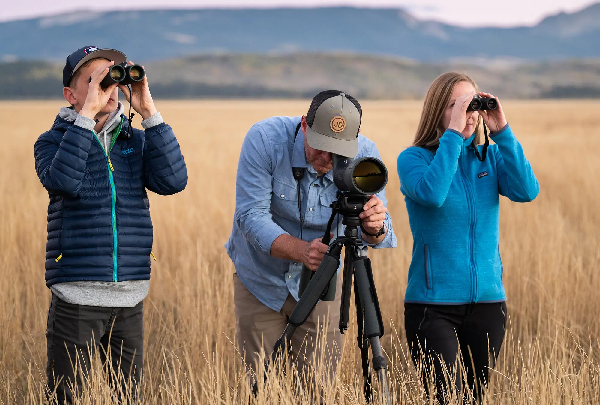 Binocular and scope rentals for wildlife viewing in Jackson Hole